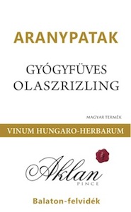 Aranypatak, gyógyfüves Olaszrizling - Aklan Pince